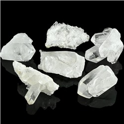 Кристаллы горного хрусталя 63*39*35мм, 100-119г