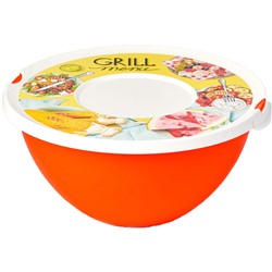 Миска с крышкой 4,0л с декором