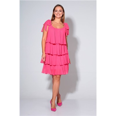 Liona Style 616 розовый, Платье