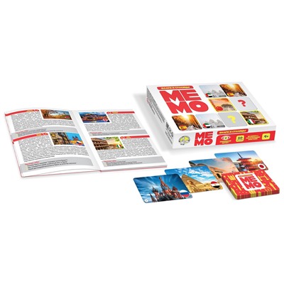 Игра МЕМО «Флаги и столицы» (50 карточек)