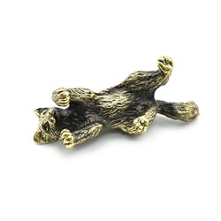 Кошка карабкается из бронзы 52*17*20мм