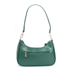 Сумка женская искусственная кожа DJ-7007-2-GREEN,  1отд,  плечевой ремень,  зеленый 256095