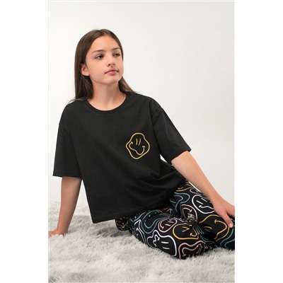 Хлопковая пижама для девочки Happyfox