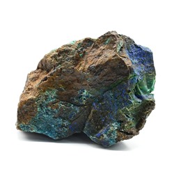 Коллекционный камень азурмалахит 110*79*58мм, 447г