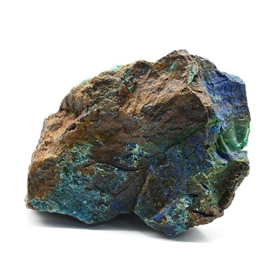 Коллекционный камень азурмалахит 110*79*58мм, 447г