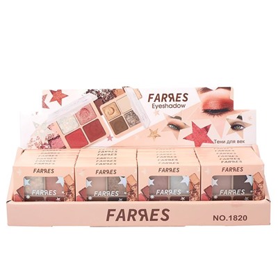 Тени д/век 4-цветные 1820 Foggy Moon  т.03  Farres