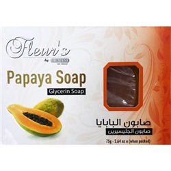 PAPAYA SOAP Glycerin, Hemani (Глицериновое МЫЛО ПАПАЙЯ, Хемани), 75 г.