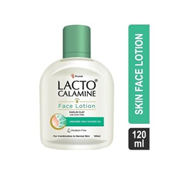Face Lotion LACTO CALAMINE Kaolin clay with Aloe Vera, Piramal (Лосьон для проблемной кожи ЛАКТО КАЛАМИН, для комбинированной и нормальной кожи лица, Пирамал), 120 мл. - СРОК ГОДНОСТИ ДО 28 ФЕВРАЛЯ 2025 ГОДА
