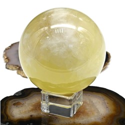 Шар из лимонного кварца (цитрин), диаметр 61мм, 321г.