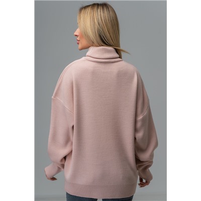 Женский свитер оверсайз с высоким воротом Happyfox