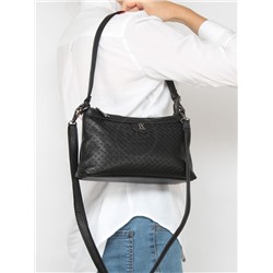 Сумка женская искусственная кожа YDR-2424-10,  1отд+карм/пер,  плечевой ремень,  черный 257531