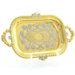 Набор стопок с гравюрой на разносе 3 персоны.