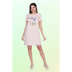 Vitol Fashion В-1023 розовый, Платье