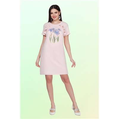 Vitol Fashion В-1023 розовый, Платье