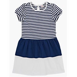 Платье  UD 1435 син/белый