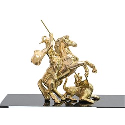 Настольный набор из обсидиана "Георгий Победоносец" 950*340*335мм