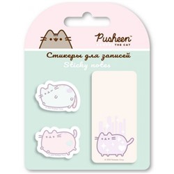 Бумага для заметок с клеевым краем 3шт х 20л PUIS-UA1-SN-H3 (165389) Pusheen