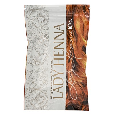 Натуральная индийская хна, Lady Henna, 100 г.