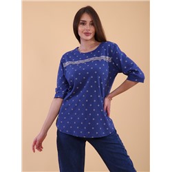 М233 Туника "Кристи" (индиго)