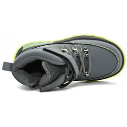 T-10346-B сер Ботинки деми для мальчиков (27-32)/8