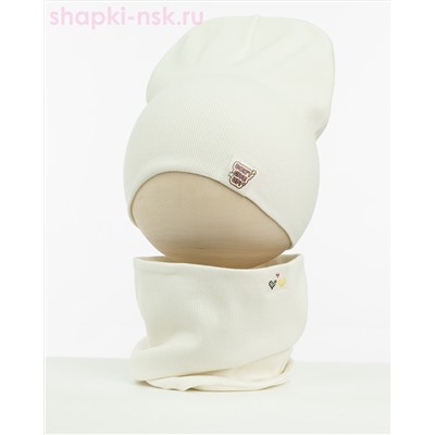 02-64-LT Комплект (шапка+снуд) (52-54)