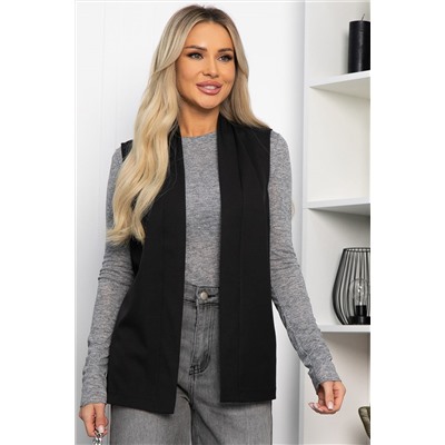 Костюм с юбкой Окси (черный) К14364-8М