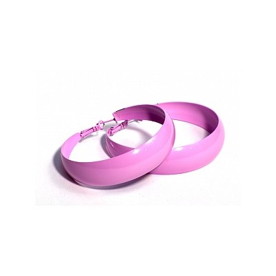 Серьги-кольца PR1032 сирень