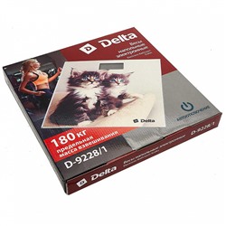 Весы 180 кг 26×26 см электронные напольные DELTA D-9228/1 "Котята"