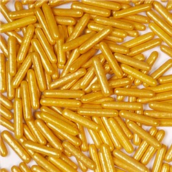 Посыпка кондитерская "Палочки золотые перламутровые", 50 гр