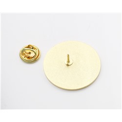 Металлический значок "Число Пи"