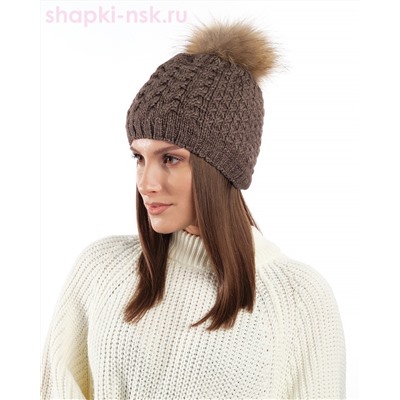 6754 Шапка женская флис (56-58)