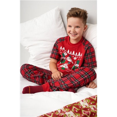 Новогодняя пижама для мальчика Happyfox