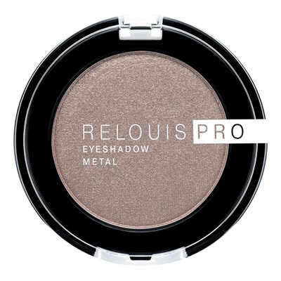 Тени для век RELOUIS PRO EYESHADOW METAL, тон:52 COCOA MILK