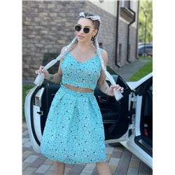 Костюм с юбкой 874408