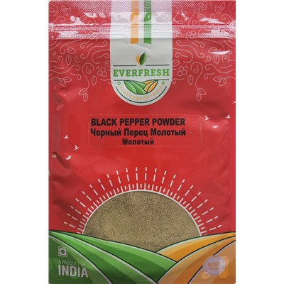 BLACK PEPPER POWDER, Everfresh (ЧЁРНЫЙ ПЕРЕЦ МОЛОТЫЙ, Эверфреш), 50 г.