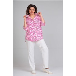 Mubliz 046 розовый, Брюки,  Блуза