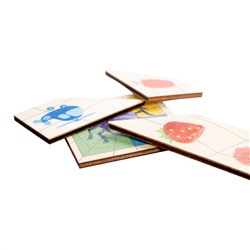 Развивающие деревянные пазлы для детей «Паучок» Цвета