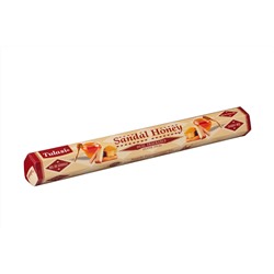 Tulasi SANDAL HONEY Dual Fragrance Incense Sticks, Sarathi (Туласи благовония САНДАЛ МЁД, Саратхи), уп. 20 палочек.
