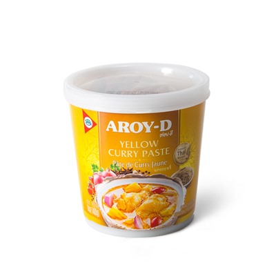 YELLOW CURRY PASTE, AROY-D (Паста КАРРИ ЖЁЛТАЯ, АРОЙ-Д), 400 г.