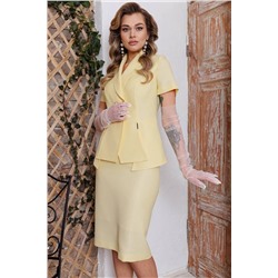Мода Юрс 2768-1 нежно-желтый, Юбка,  Жакет