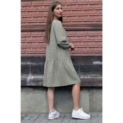 Arisha 1260-1 бежево-зеленый, Платье