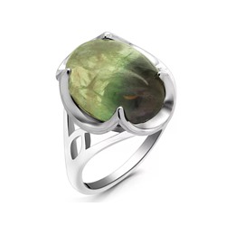 Кольцо из серебра флюорит, МЦВА170
