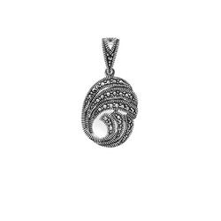 Подвеска из серебра марказит, SL-AGA130