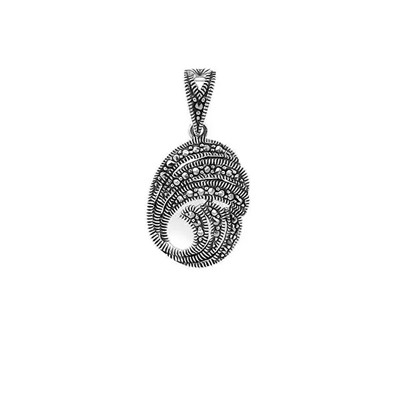 Подвеска из серебра марказит, SL-AGA130