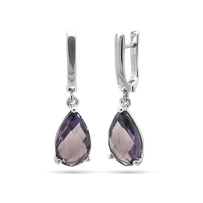 Серьги из серебра синт.александрит, Акапелла