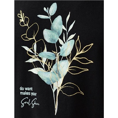 Футболка из премиального хлопка с авторским принтом