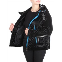 D004 BLACK Куртка демисезонная женская (100 гр. синтепон) размер L (46) - 52 российский