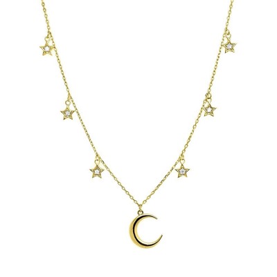 Колье из серебра куб.циркон., ТФК-14192лп