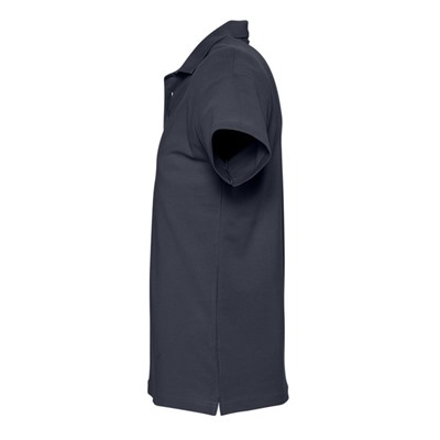 Рубашка поло мужская Spring 210 темно-синяя (navy)