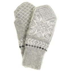 Варежки женские "Снежинка с ромбом" ПП 3230-5
